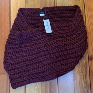 PacSun Burgundy Chunky Scarf